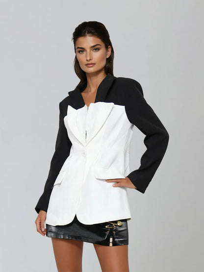 Blazer con Collo Piegato Lagrangex