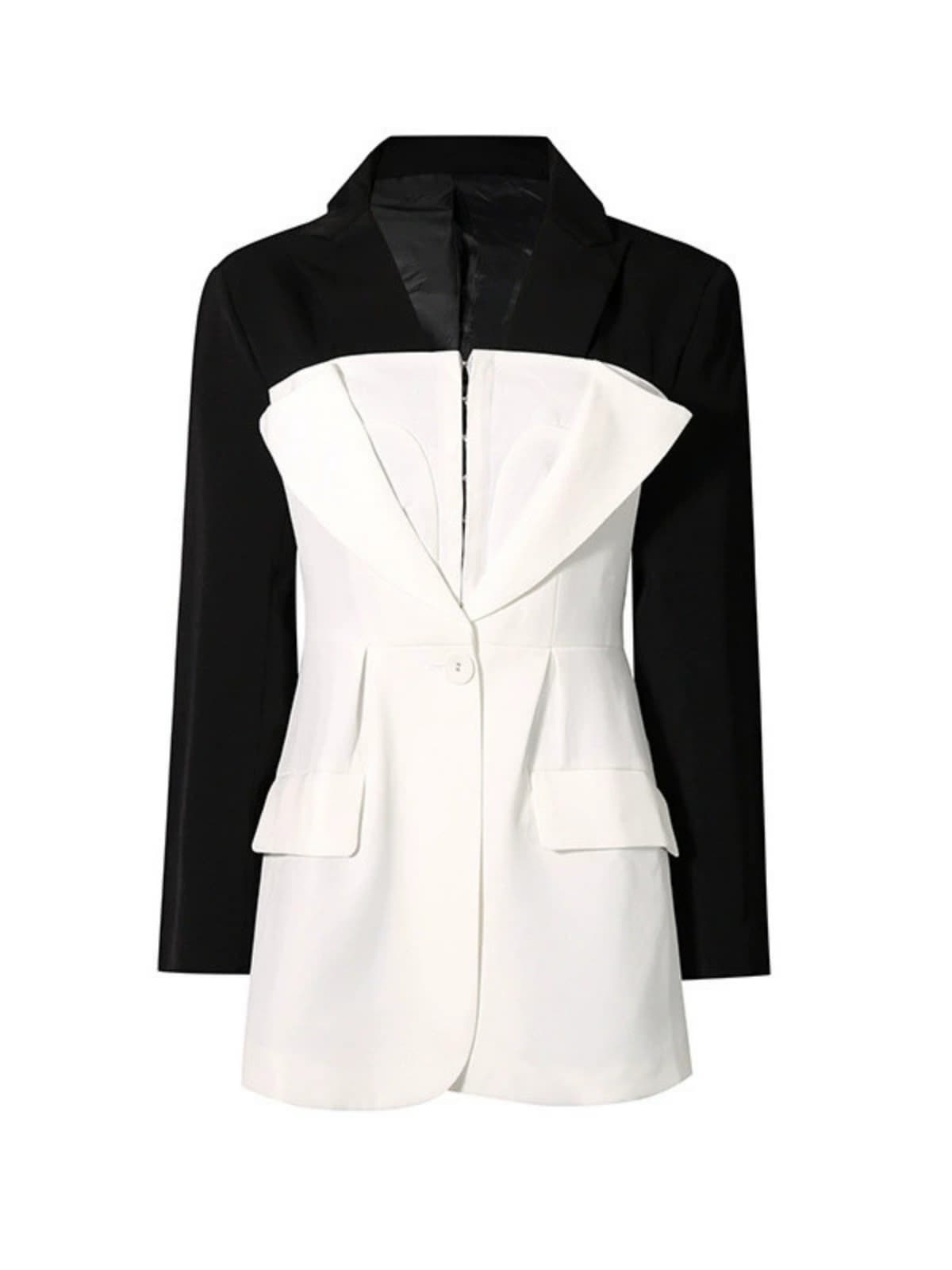 Blazer con Collo Piegato Lagrangex