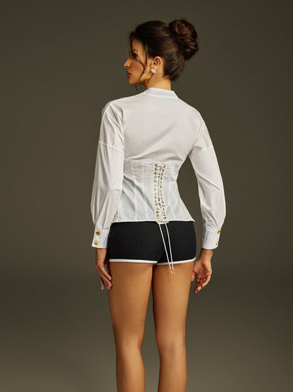 Camicia a Manica Lunga Lateefah