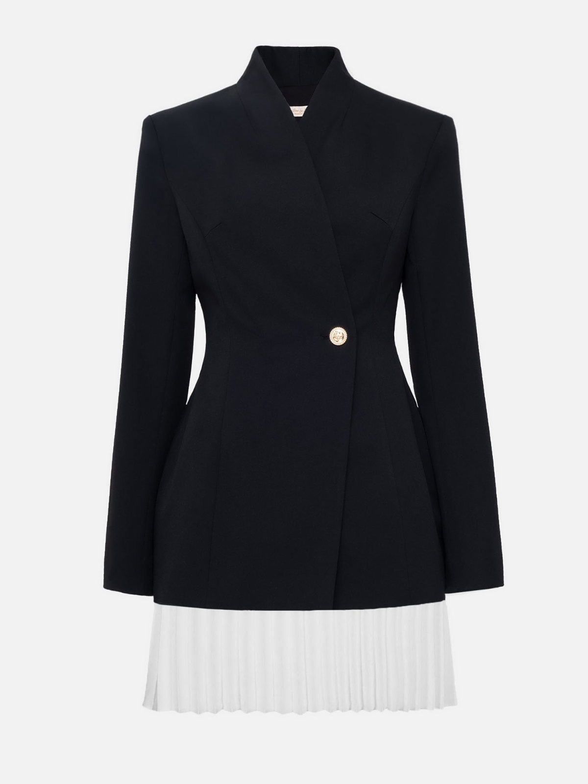 Abito Mini Blazer Pieghettato Linux