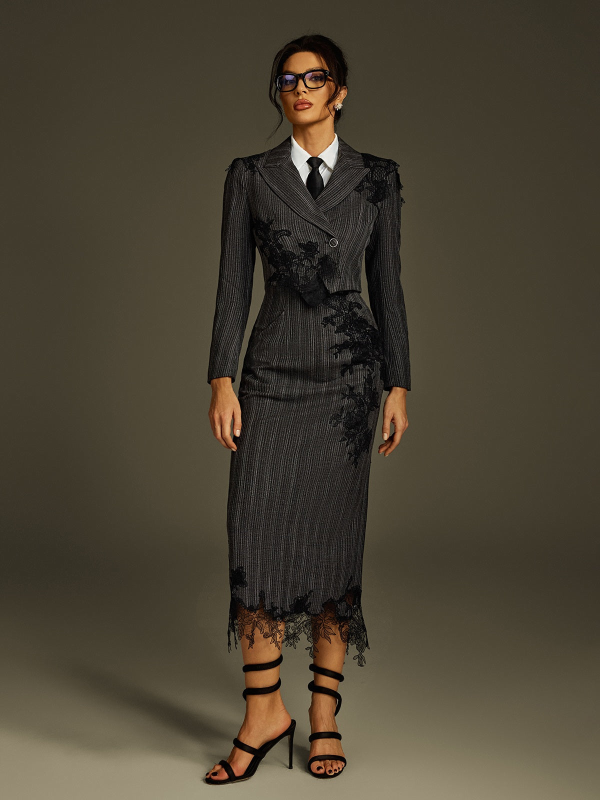 Set Giacca e Gonna in Pizzo Liselle