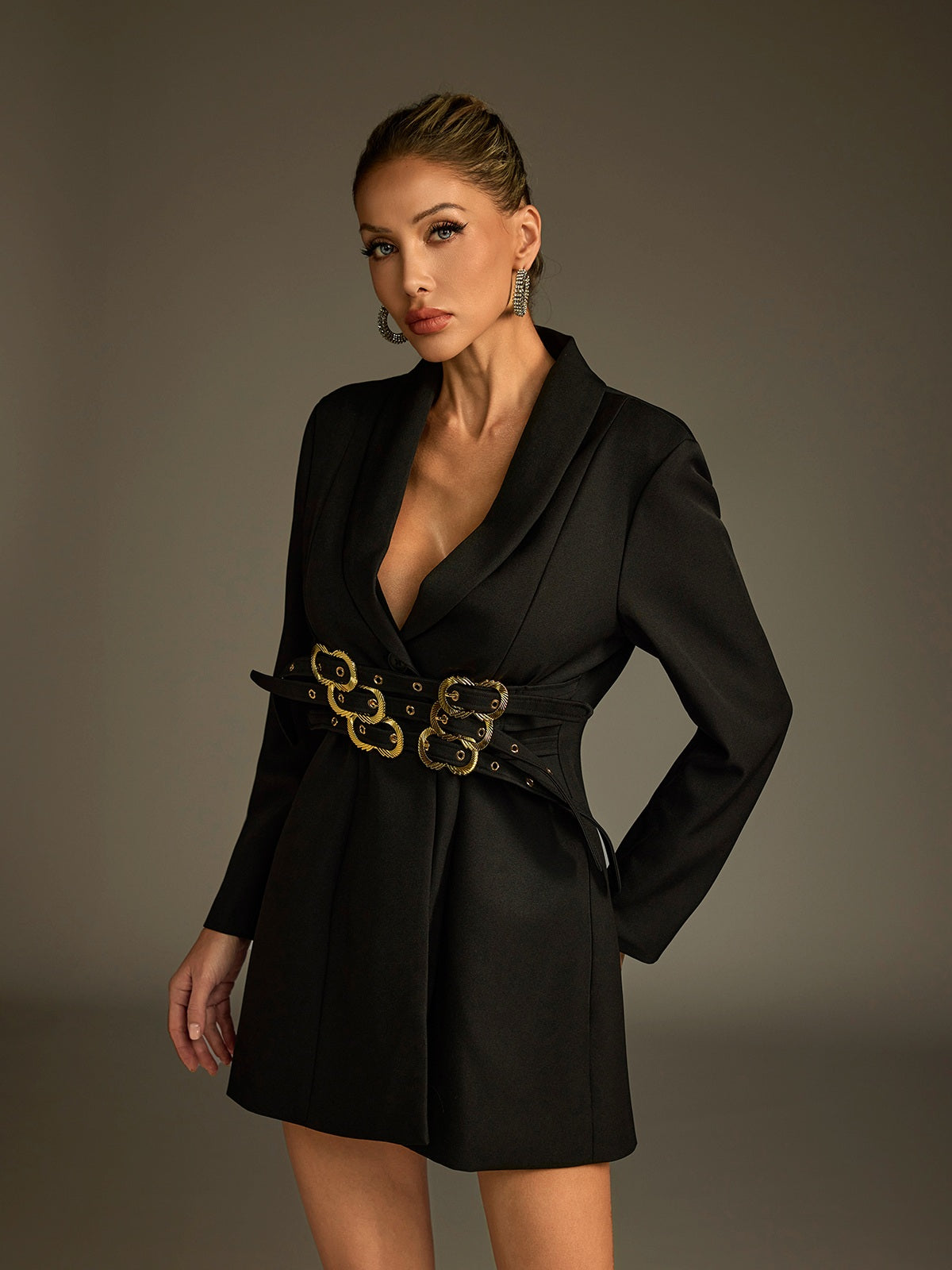 Blazer Lungo con Cintura Ludolf