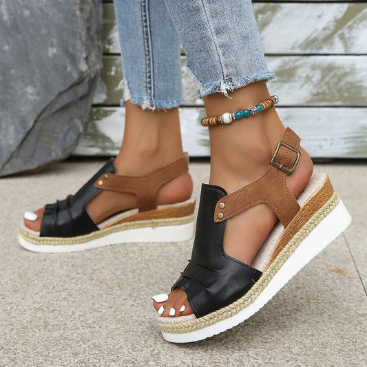 Catalina Sandals with Buckle