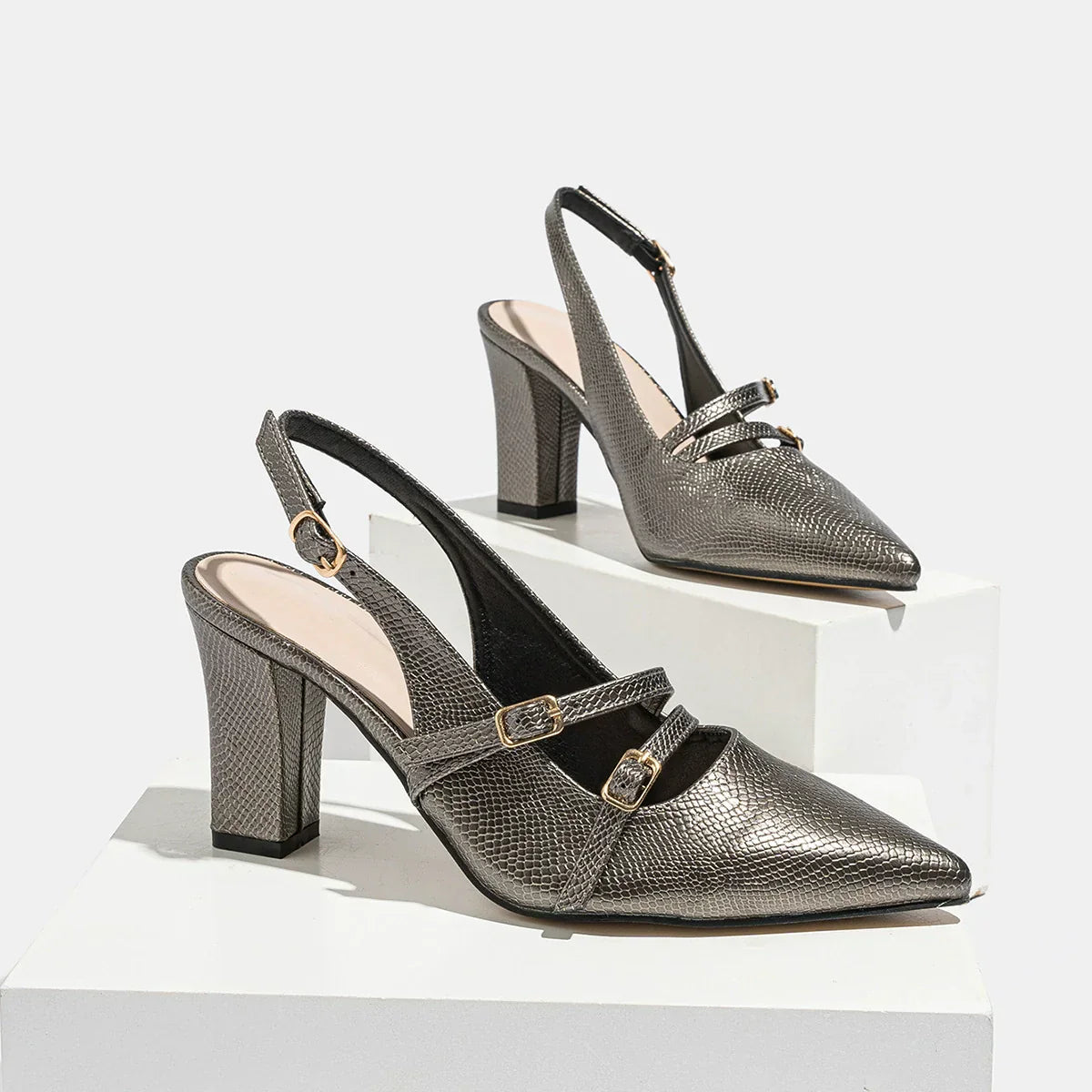 Camille Scarpe in Pelle con Texture