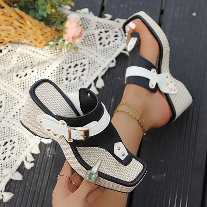Evelina Slide Sandals
