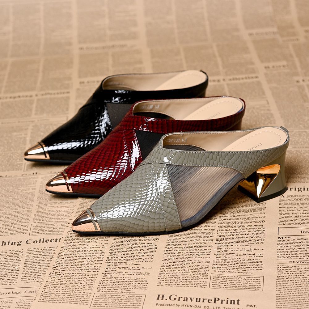 Valerie Leather Mule