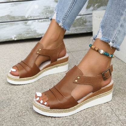 Catalina Sandals with Buckle