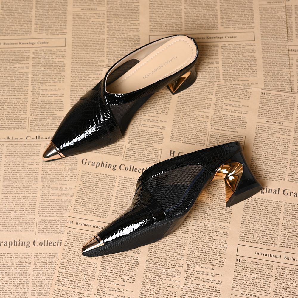 Valerie Leather Mule