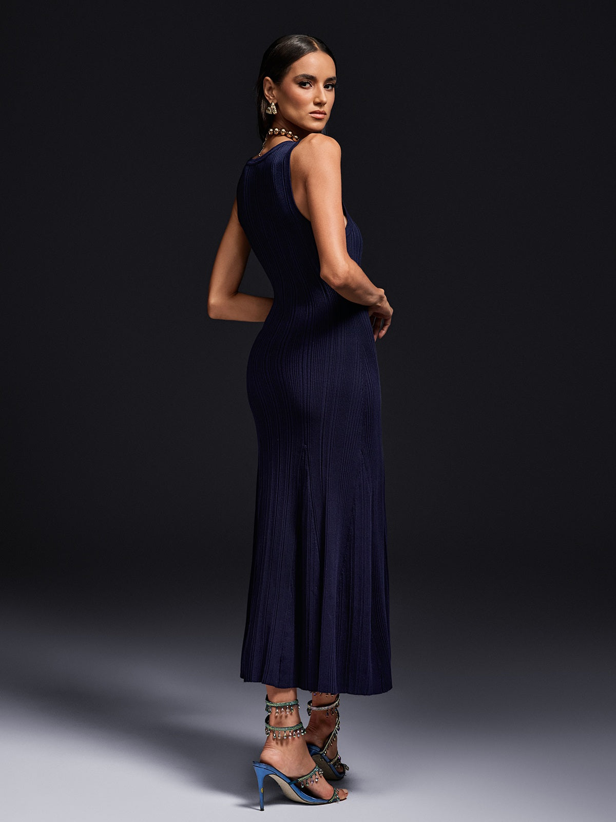 Abito Midi Senza Maniche Olsen