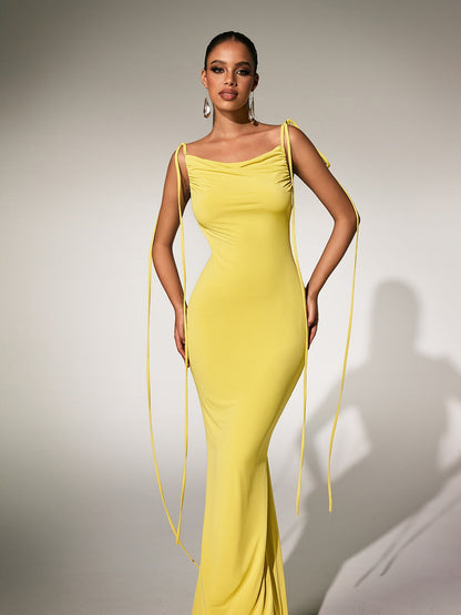 Vestito Maxi Senza Schiena Paratyl