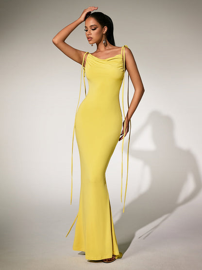 Vestito Maxi Senza Schiena Paratyl