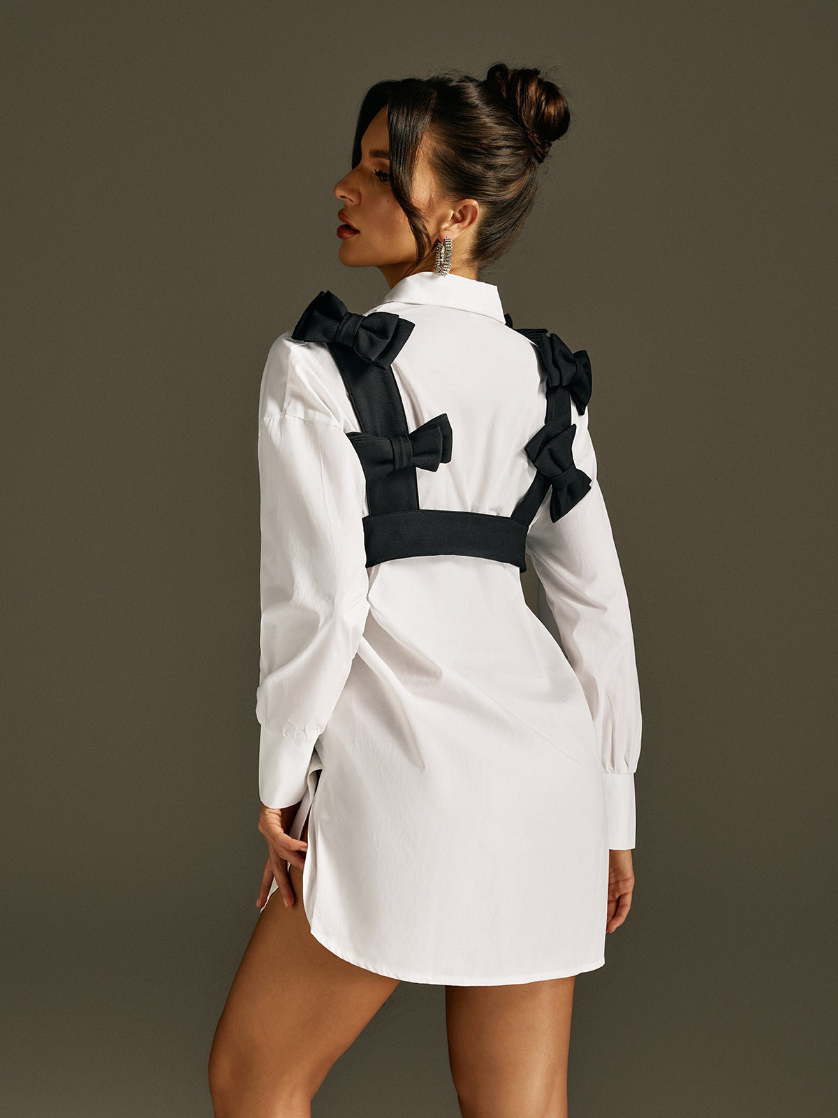 Top Gilet con Fiocco Romana