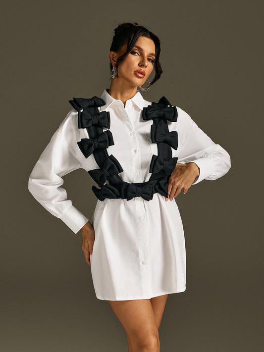 Top Gilet con Fiocco Romana