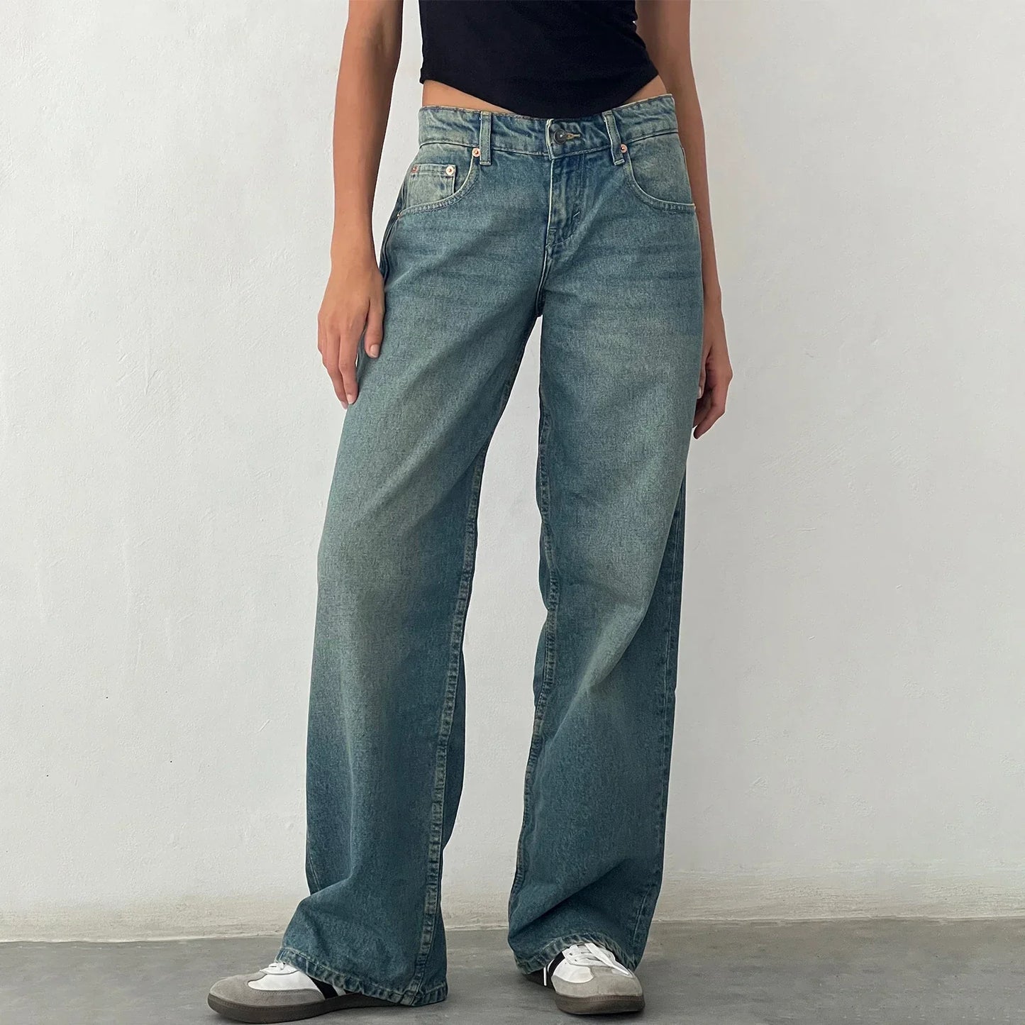 Classic Wide-Leg Jeans