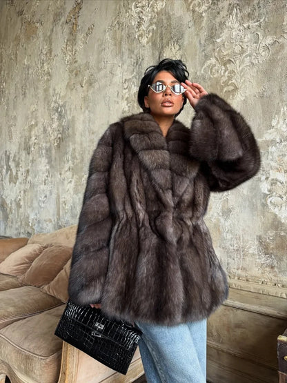 Mire Luxurious Faux Fur Coat