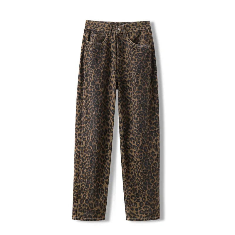 Savora Leopard Jeans