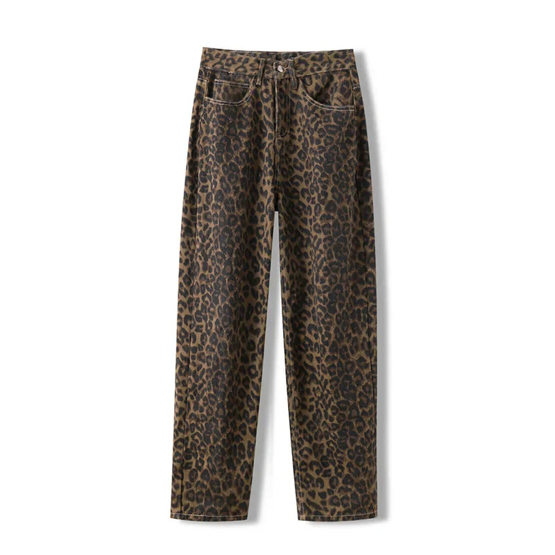Leopard Print Savora Jeans