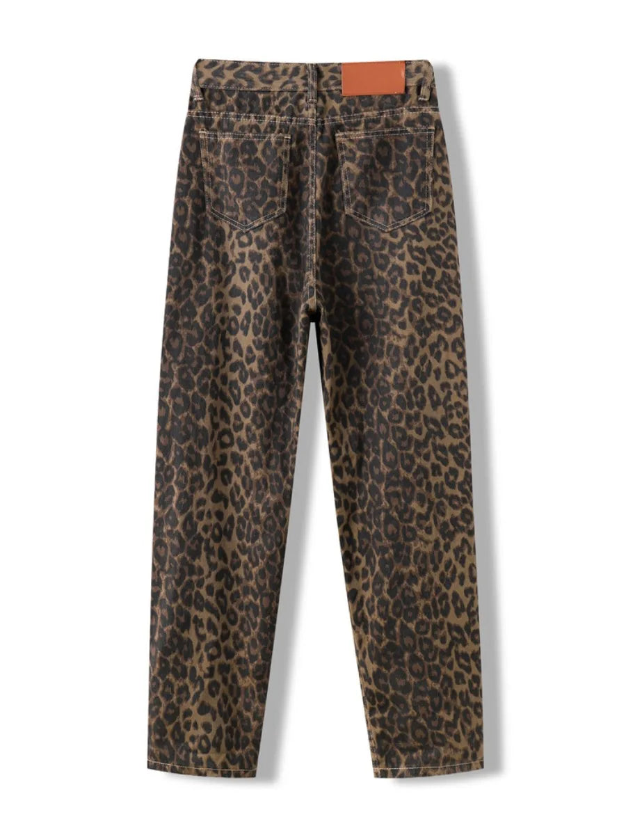 Savora Leopard Jeans