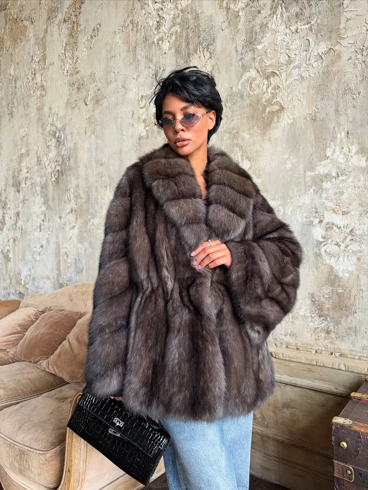 Mire Luxurious Faux Fur Coat
