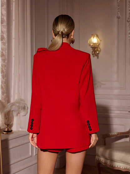 Set Blazer a Fiori con Maniche Lunghe Tambi