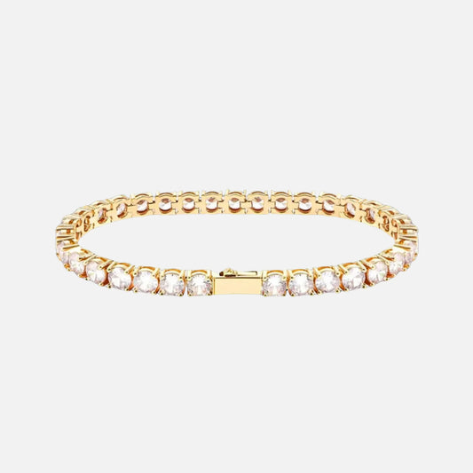BRACCIALE TENNIS - 4MM - ORO