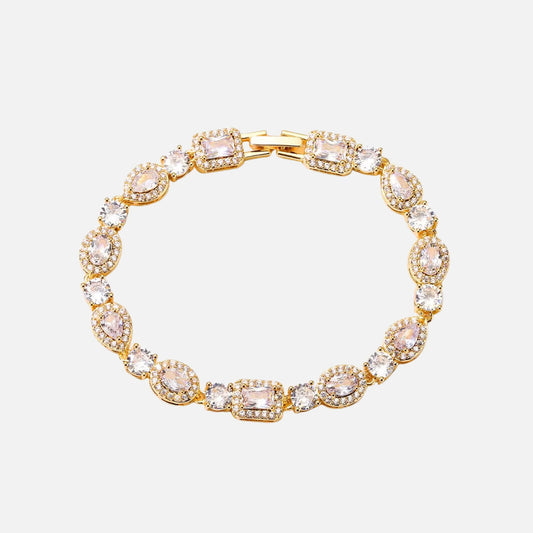 BRACCIALE CON PIETRE MULTIPLE - ORO