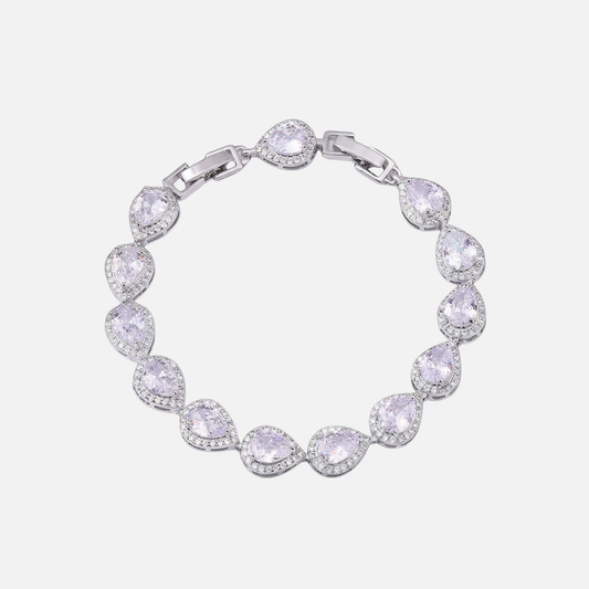 BRACCIALE A GOCCIA - ARGENTO