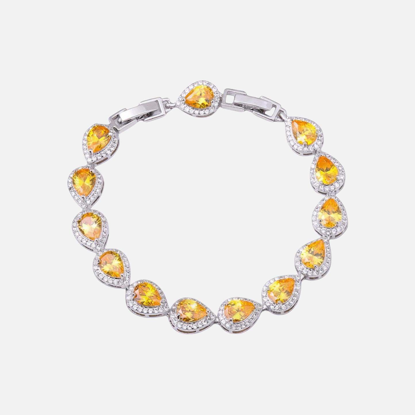 BRACCIALE A GOCCIA GELE - ARGENTO