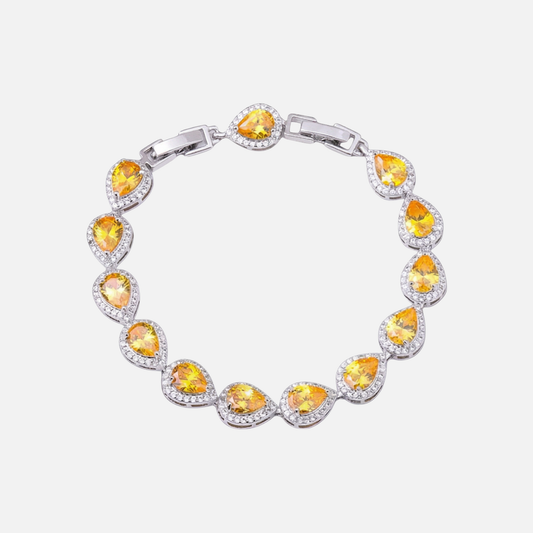 BRACCIALE A GOCCIA GELE - ARGENTO