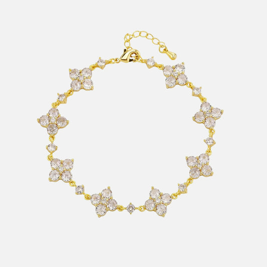 BRACCIALE CON QUADRIFOGLIO - ORO