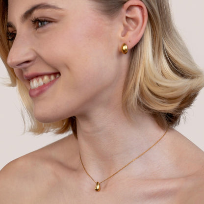 Collana Amara a Goccia D'Oro