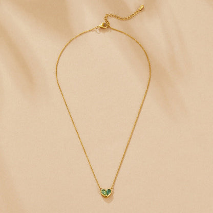 Collana con Cuore di Cristallo Amore