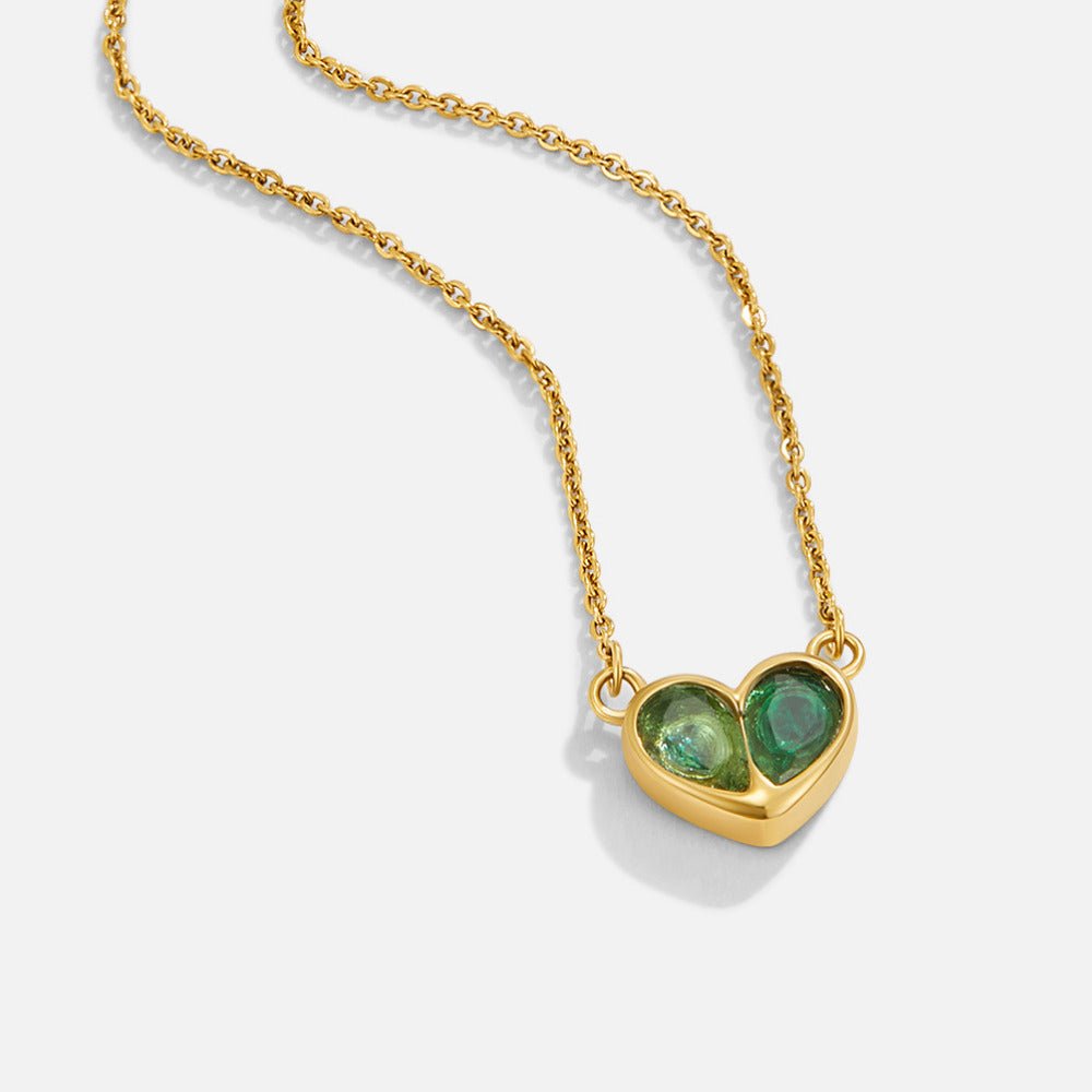 Collana con Cuore di Cristallo Amore