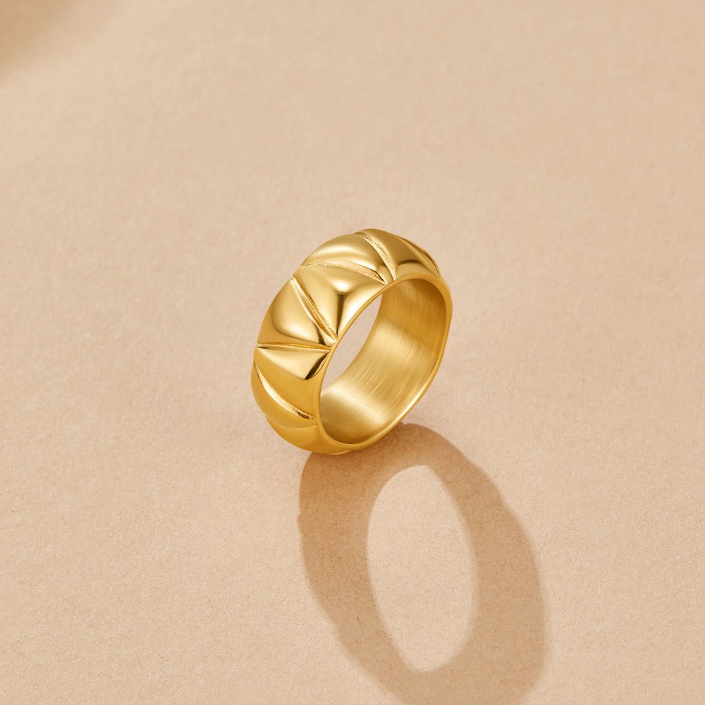 Anello Chunky Oro Anika