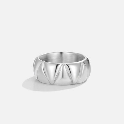 Anello Chunky Argento Anika