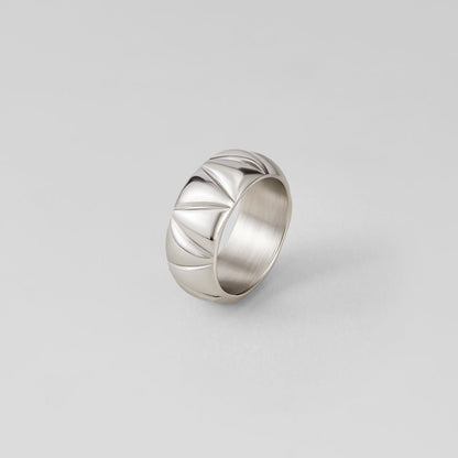 Anello Chunky Argento Anika