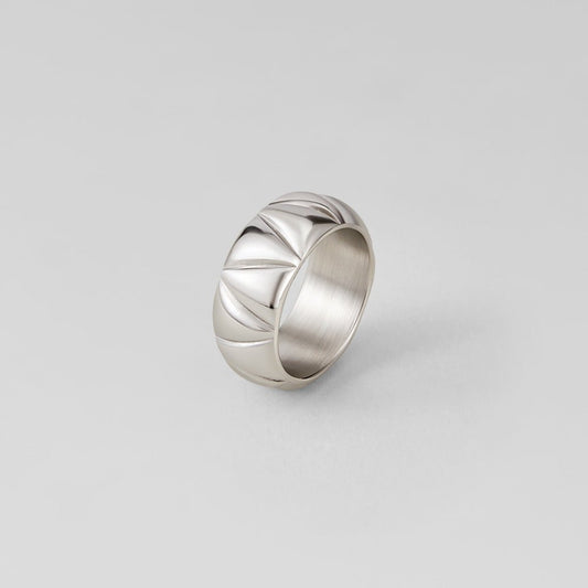 Anello Chunky Argento Anika