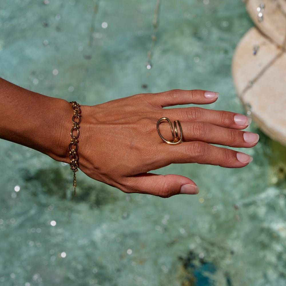 Anello Wave Twisted Ava