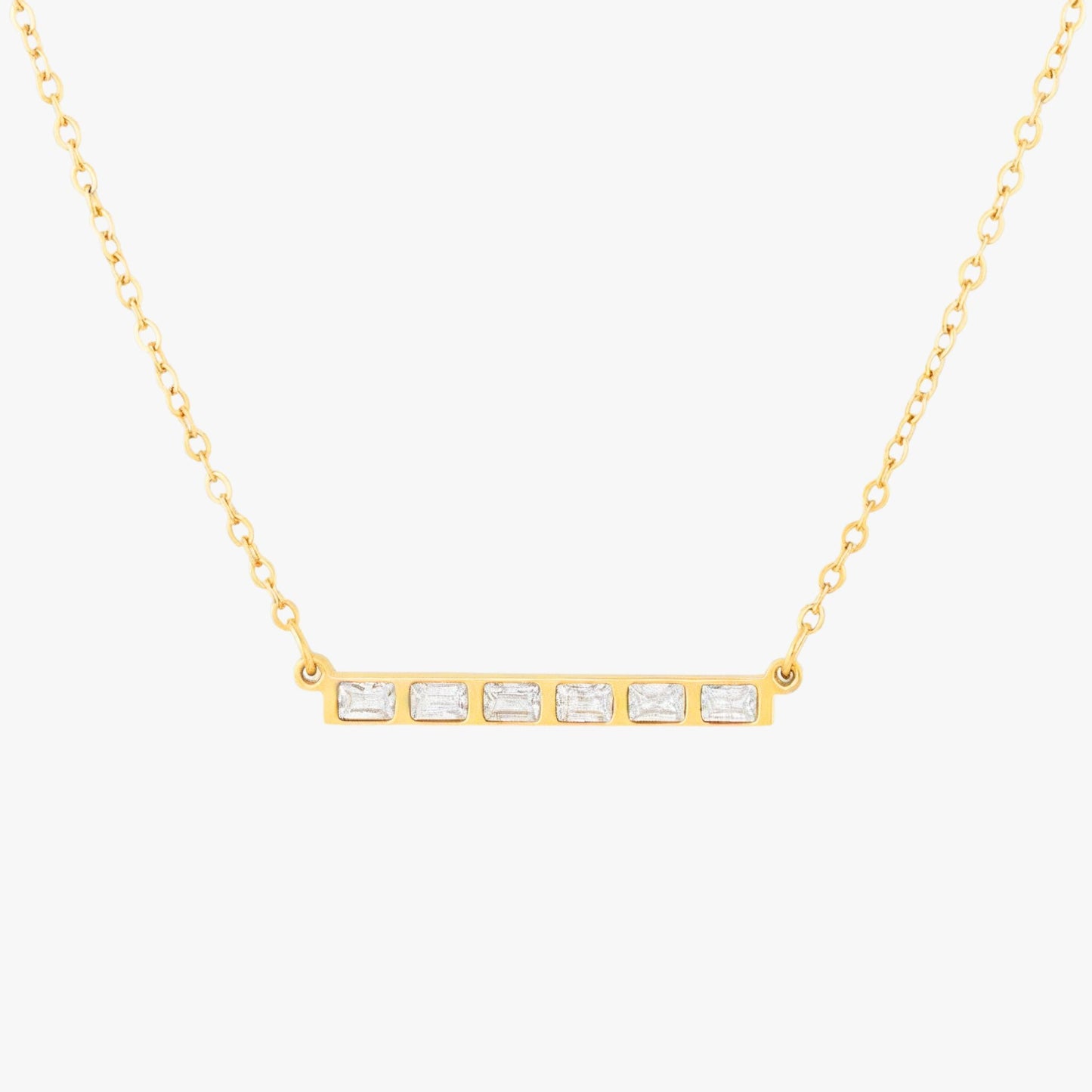 Collana Baguette Line