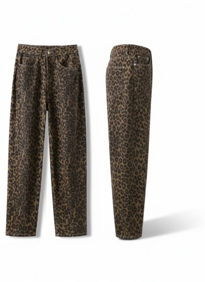 Savora Leopard Jeans