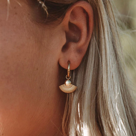 Orecchini a cerchio Boho