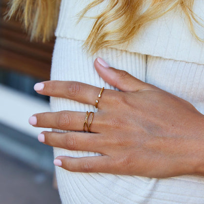 Anello di Cristallo Cali Gold