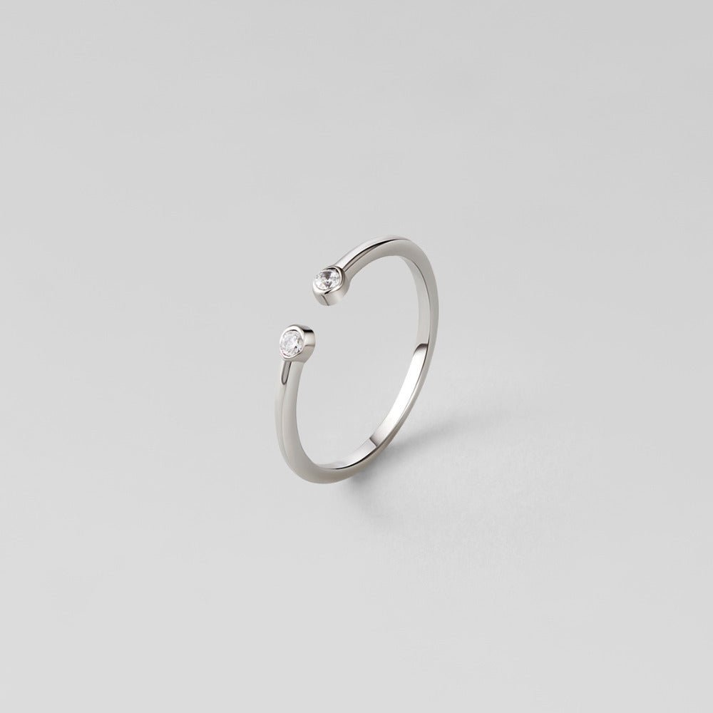Anello in Cristallo Argento Cali