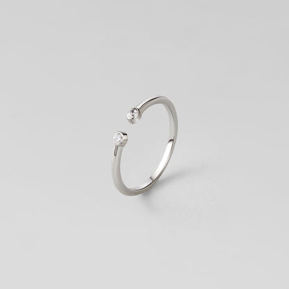 Anello in Cristallo Argento Cali