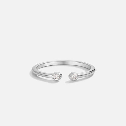 Anello in Cristallo Argento Cali