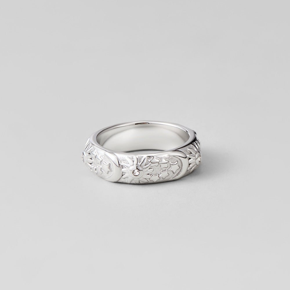 Anello Argento Celestiale