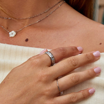 Anello Argento Celestiale