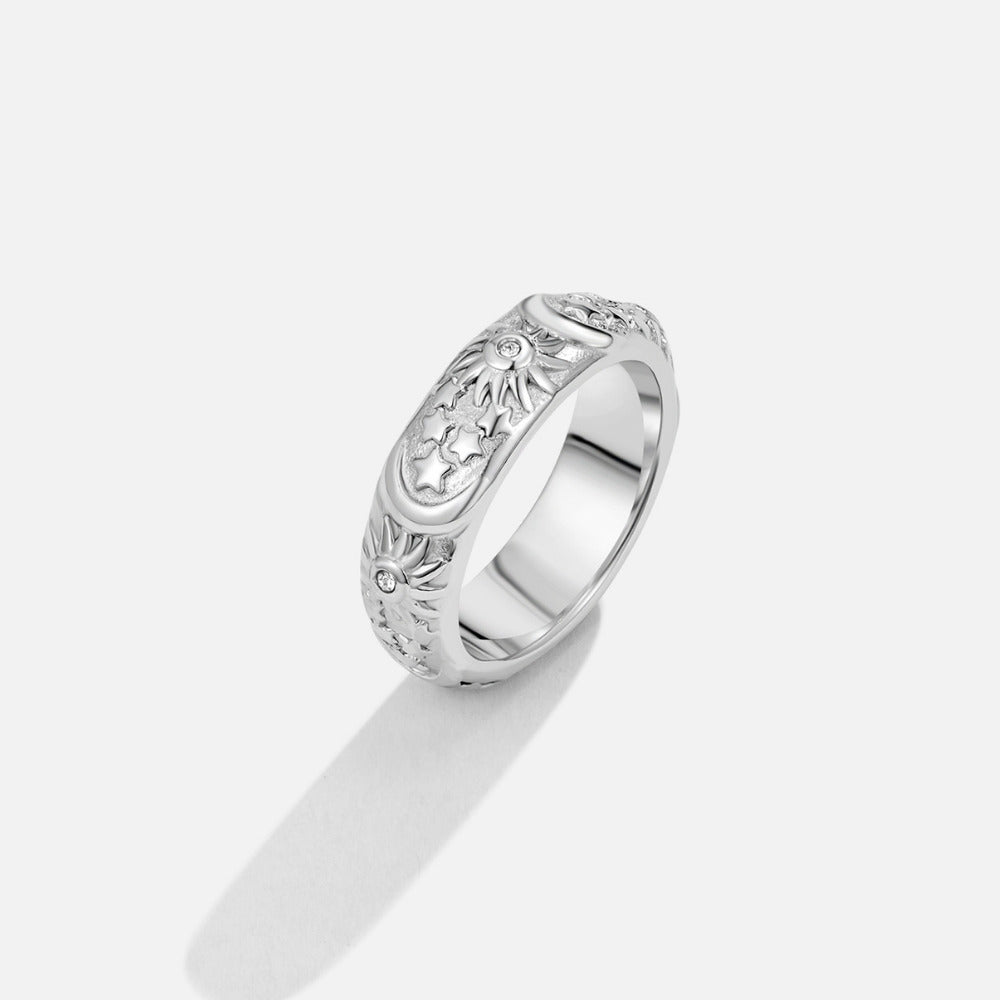 Anello Argento Celestiale