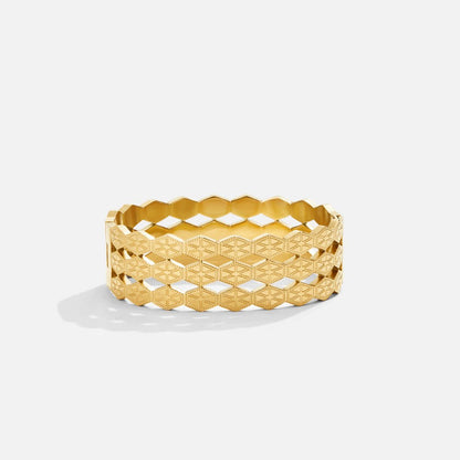 Bracciale Geometrico in Oro Celine