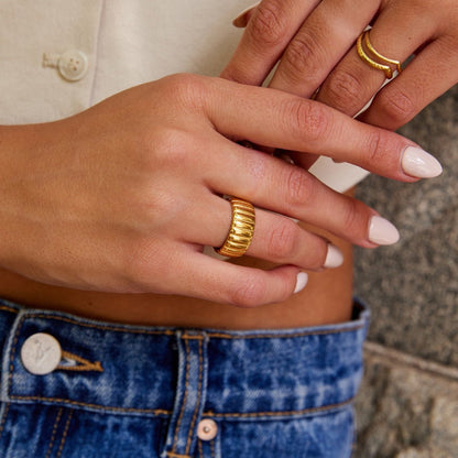 Anello Chunky Calira Oro
